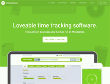 Tablet Screenshot of minutedock.com